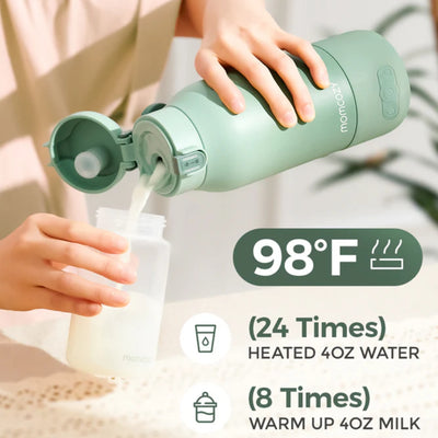 Aquecedor Portátil de Leite Materno e Água Momcozy - Isolamento Térmico de Longa Duração